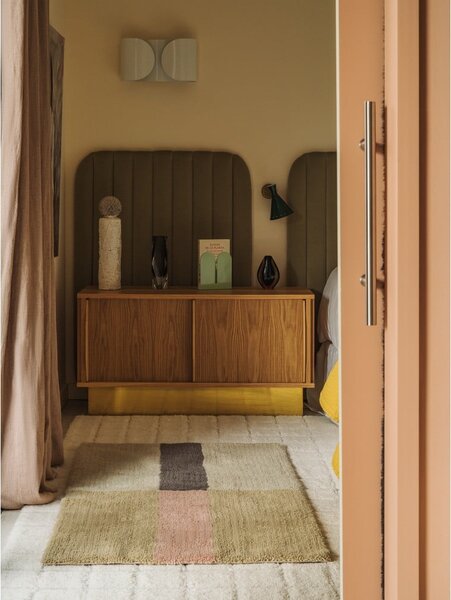 Ručne tkaný vlnený koberec 80x140 cm Chroma Dusty Pink – Lorena Canals