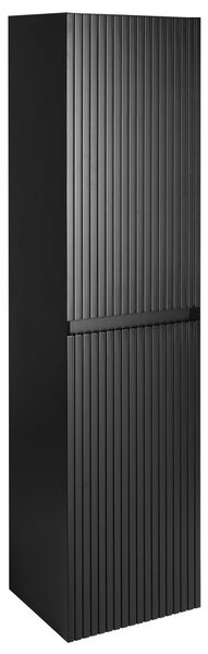 Sapho, FILENA skrinka vysoká 35x140x30cm, čierna matná strip, FID3540BS