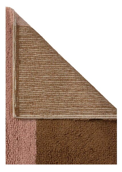 Ručne tkaný vlnený behúň 80x230 cm Chroma Spiced Coral – Lorena Canals