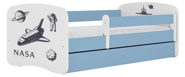Kocot kids Detská posteľ Babydreams Nasa modrá, variant 70x140, bez šuplíků, bez matrace