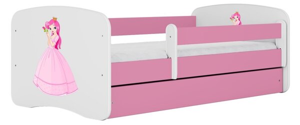 Kocot kids Detská posteľ Babydreams princezná ružová, variant 70x140, bez šuplíků, bez matrace
