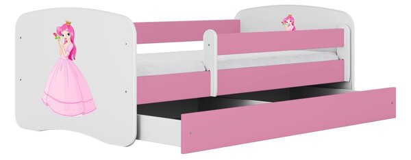 Kocot kids Detská posteľ Babydreams princezná ružová, variant 70x140, bez šuplíků, bez matrace