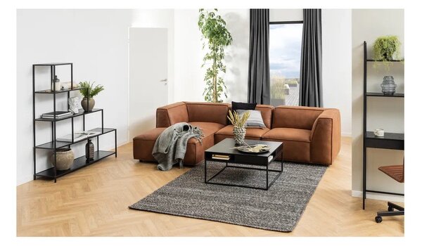 Koňakovohnedý modul pohovky (ľavý roh) Fairfield Kentucky – Selection