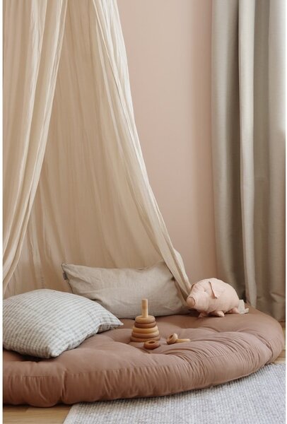 Rozkladacie kreslo s ľanovým poťahom Karup Design Nido Linen