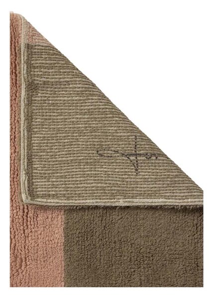 Ručne tkaný vlnený behúň 80x230 cm Chroma Dusty Pink – Lorena Canals