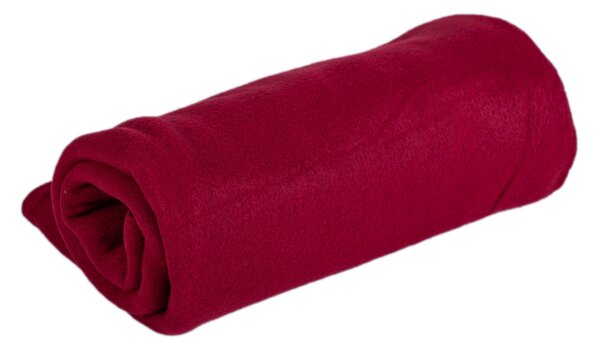 Deka Fleece bordová 150x200cm TiaHome