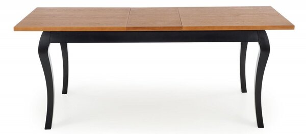 Halmar Rozkladací jedálenský stôl WINDSOR 160(240)x90 tmavý dub/čierny