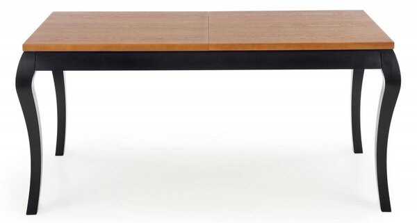 Halmar Rozkladací jedálenský stôl WINDSOR 160(240)x90 tmavý dub/čierny