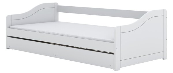 Kocot kids Detská posteľ Blanka 200x90 cm bez matraca s výsuvnou prístelkou biela