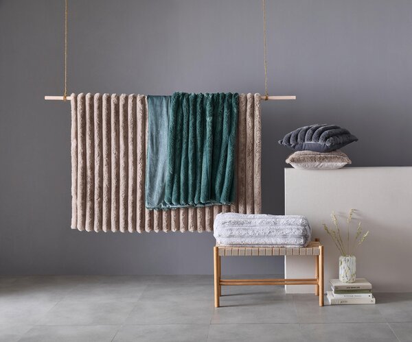 KOŽUŠINOVÁ DEKA, polyester, 150/200 cm Novel - Textil do domácnosti