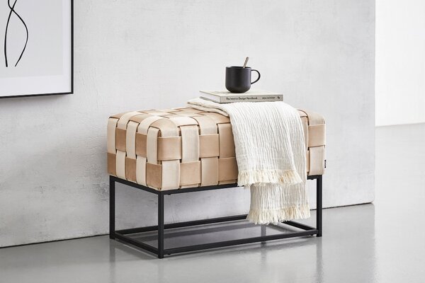 LAVICA, kov, textil, 71/47/41 cm Xora - Kreslá