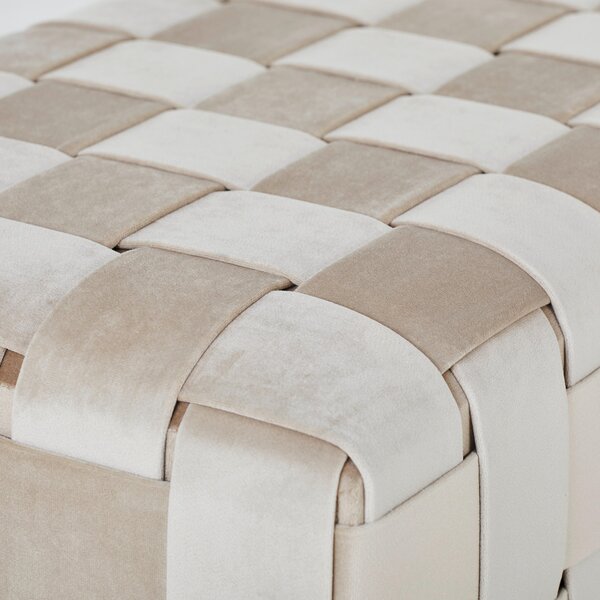 LAVICA, kov, textil, 71/47/41 cm Xora - Kreslá