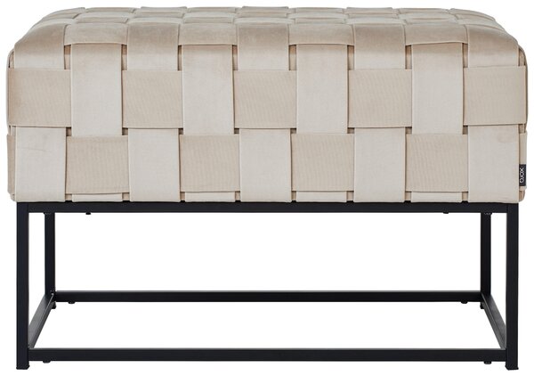 LAVICA, kov, textil, 71/47/41 cm Xora - Kreslá