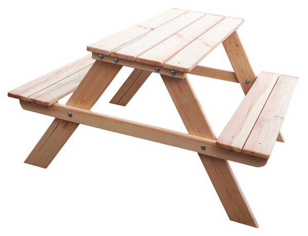 Piknik Detský záhradný set 85 cm, prírodné drevo ROJAPLAST 12000