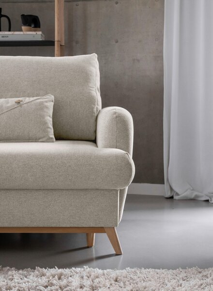 ROHOVÁ SEDAČKA, textil, béžová MID.YOU - Sedačky, Online Only
