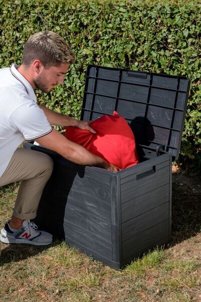 Woodys Úložný box 160 l, plastový, grafit TOOMAX Z0186R0--4100