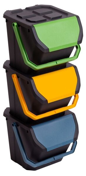 Frida Set Odpadkových košov na triedený odpad 3x25 l DEA HOME Z0427MAB04000