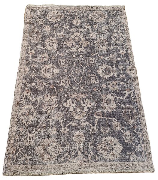 HU Anracitový orientálny obdĺžnikový koberec BANCO NEW P1817 ANTRASIT Rozmer: 60x110 cm