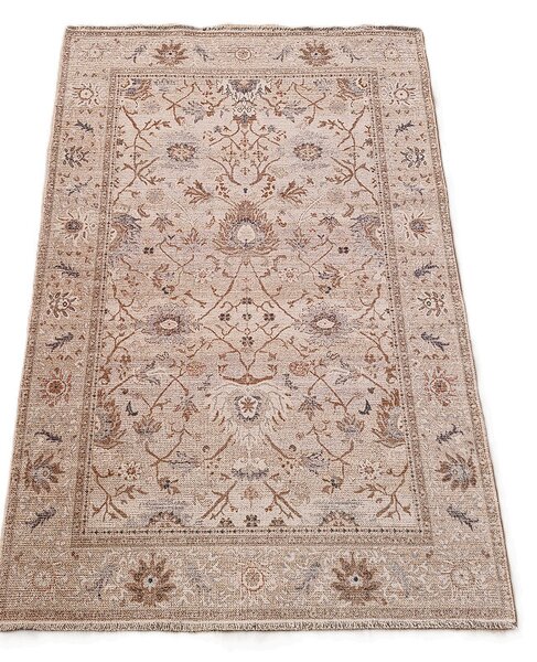 HU Krémový orientálny obdĺžnikový koberec BANCO NEW P1807 CREAM Rozmer: 60x110 cm