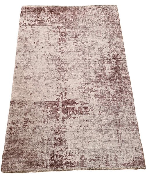 HU Hnedý abstraktný obdĺžnikový koberec BANCO NEW P1823 BROWN Rozmer: 60x110 cm