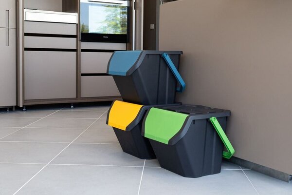 Frida Set Odpadkových košov na triedený odpad 3x25 l DEA HOME Z0427MAB04000
