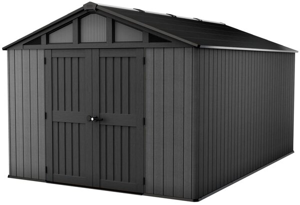 Stronghold Záhradný domček 10x15, 13,38 m², sivý KETER 260742C