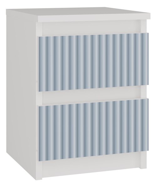 TP Living Detský nočný stolík MALWA M2 ARTESO bielo-modrý