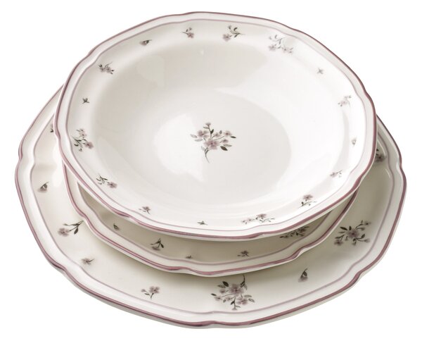 Affekdesign Porcelánový tanier ROSALIE 26,8 cm krémový