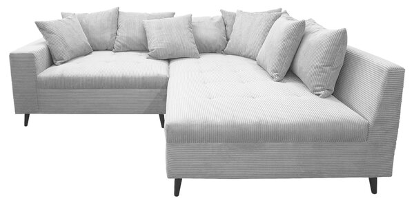 ROHOVÁ SEDAČKA, textil, svetlosivá MID.YOU - Sedačky, Online Only