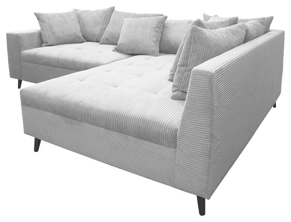 ROHOVÁ SEDAČKA, textil, svetlosivá MID.YOU - Sedačky, Online Only