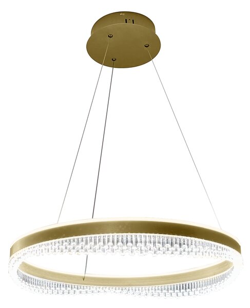 Závesné LED svietidlo Preciosa, 1x LED 52w, 4000k, g