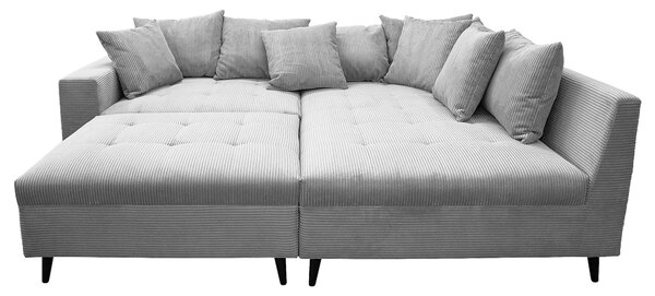 ROHOVÁ SEDAČKA, textil, svetlosivá MID.YOU - Sedačky, Online Only