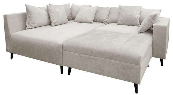 ROHOVÁ SEDAČKA, textil, svetlosivá MID.YOU - Sedačky, Online Only