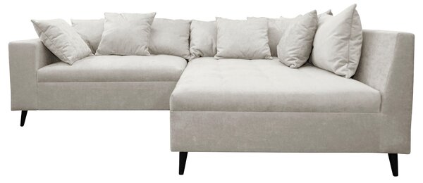 ROHOVÁ SEDAČKA, textil, svetlosivá MID.YOU - Sedačky, Online Only