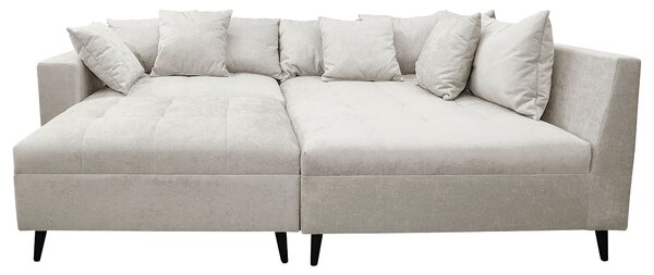 ROHOVÁ SEDAČKA, textil, svetlosivá MID.YOU - Sedačky, Online Only