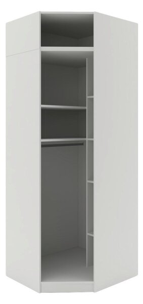 KORPUS ROHOVEJ SKRINE, biela, 91,1/242,2/91,1 cm Hom`in - Skrine