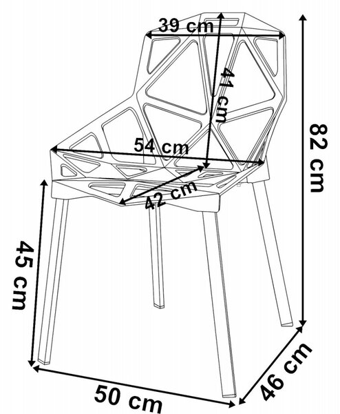 TZB Stolička VECTOR čierna