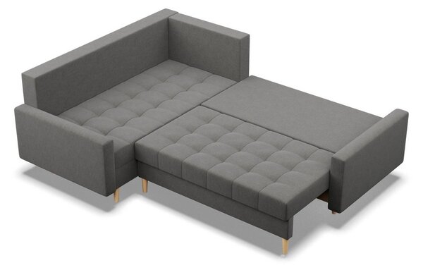 AG Rohová sedacia súprava ELMA LO tmavo sivá ĽAVÁ