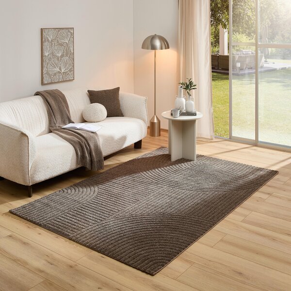 TKANÝ KOBEREC, 160/230 cm hnedá Novel - Koberce