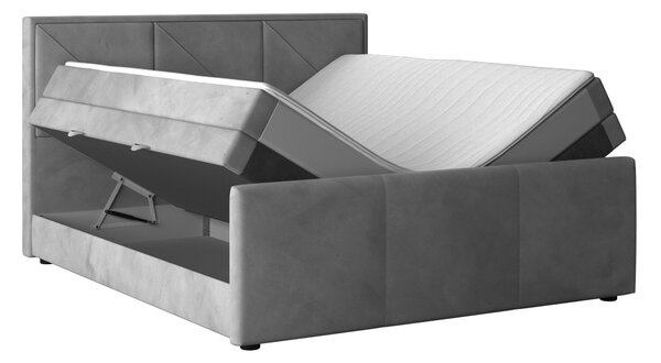 BOXSPRINGOVÁ POSTEĽ, 180/200 cm, svetlosivá Livetastic - Online Only spálne, Online Only