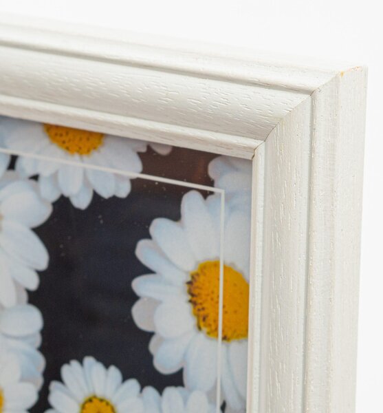 Fotorám CROWN, farba biela - 10x15 cm
