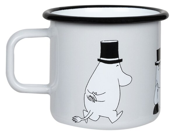 Muurla Hrnček Moominpappa 0,37l, smalt / sivý