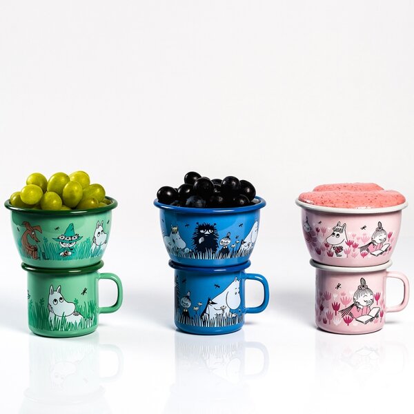 Muurla Miska Moomin Boys 0,3l, smalt / modrá