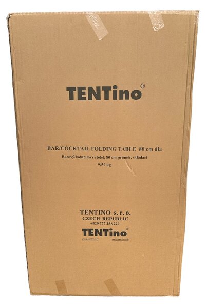 TENTino Okrúhly bistro stolík koktailový 80 cm IVAN