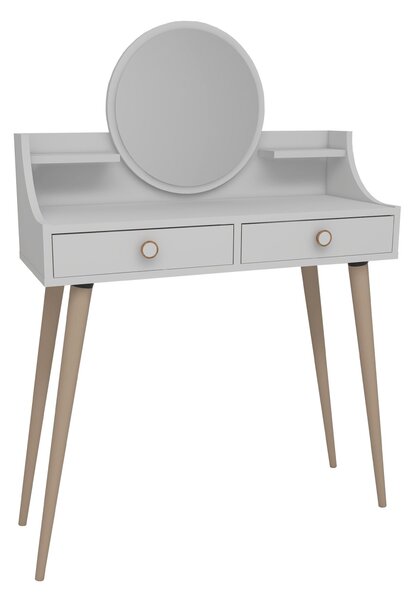 Kalune Design Dizajnový toaletný stolík Melinda biely