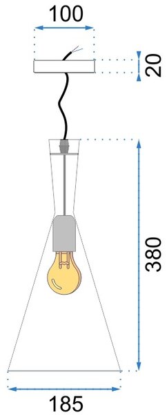 TooLight Stropné svietidlo COSTA biele