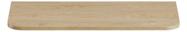 Comad Doska pod umývadlo Ovalia 100 cm dub Cremona