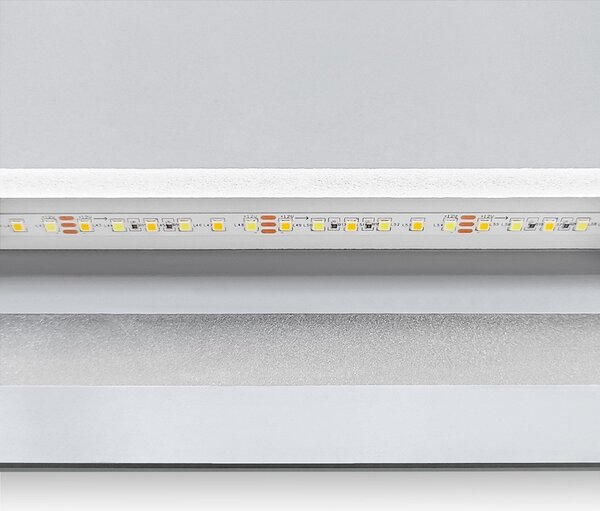 REA Dotykové zrkadlo s LED osvetlením COLOR 80x60 cm