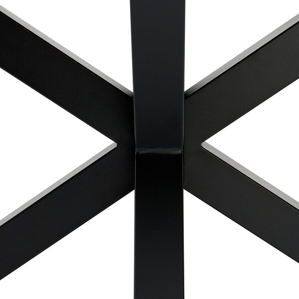 JEDÁLENSKÝ STÔL, čierna, tmavosivá, 180/90/75 cm Livetastic - Stoly, Online Only