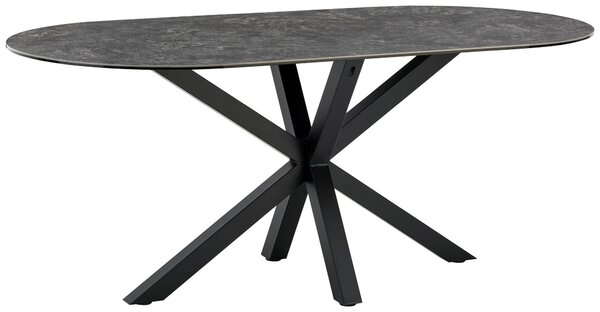 JEDÁLENSKÝ STÔL, čierna, tmavosivá, 180/90/75 cm Livetastic - Stoly, Online Only